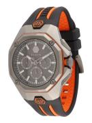 Philipp Plein Analogt ur 'PWTBA0523'  orange / sort / sølv