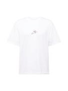 JACK & JONES Bluser & t-shirts 'JORSOLACE'  burgunder / hvid