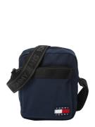 Tommy Jeans Skuldertaske 'ESSENTIAL'  navy / grå / sort