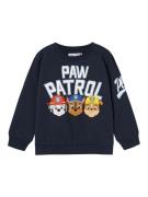 NAME IT Sweatshirt 'NMMJokba Pawpatrol'  marin / lysebrun / rød / hvid