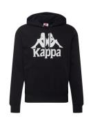KAPPA Sportsweatshirt 'Taino'  sort / hvid