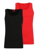 HUGO Bluser & t-shirts  rød / sort