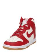Nike Sportswear Sneaker high 'Dunk'  beige / rød