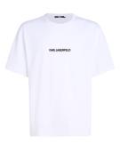 Karl Lagerfeld Bluser & t-shirts 'Ikonik'  sort / hvid