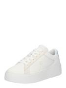 TOMMY HILFIGER Sneaker low 'COURT'  creme / lyseblå / hvid