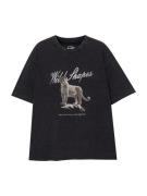 Pull&Bear Bluser & t-shirts  brun / sort / sølv / hvid