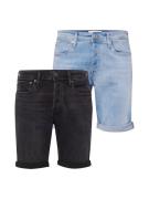 JACK & JONES Jeans 'JJIRICK JJORIGINAL'  lyseblå / sort