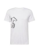 MUSTANG Bluser & t-shirts 'AUSTIN'  sort / hvid