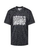 ADIDAS ORIGINALS Bluser & t-shirts  mørkegrå / sort / hvid