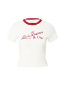 LEVI'S ® Shirts 'ESSENTIAL'  rød / hvid
