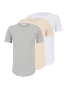 Only & Sons Bluser & t-shirts 'OnsMATT'  beige / grå / hvid