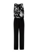 s.Oliver BLACK LABEL Jumpsuit  sort / hvid