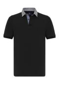 DENIM CULTURE Bluser & t-shirts ' HARRY '  blå / sort / hvid
