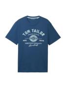 TOM TAILOR Bluser & t-shirts  marin / lyseblå / hvid