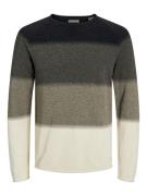 JACK & JONES Pullover 'JJEHill'  brun-meleret / antracit / sort / uldh...