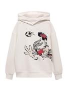 MANGO KIDS Sweatshirt 'BUGSLT'  ecru / grå / rød / sort