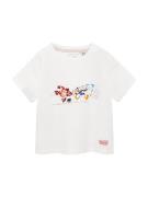 MANGO KIDS Shirts 'FOOTLT'  ecru / royalblå / orange / rød