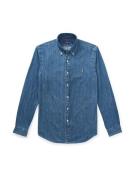 Polo Ralph Lauren Skjorte  blue denim / cognac / hvid