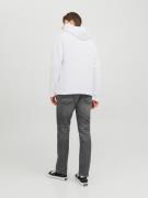 JACK & JONES Sweatshirt 'JJEStar'  sort / hvid