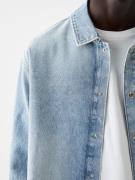 Bershka Overgangsjakke  blue denim