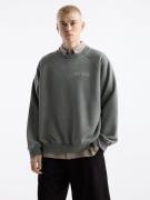 Pull&Bear Sweatshirt  lysegrøn / mørkegrøn