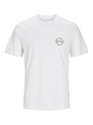 JACK & JONES Bluser & t-shirts 'JORBUSHWICK'  greige / sort / hvid