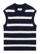 MANGO KIDS Pullover 'CHLOE'  navy / hvid