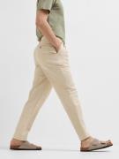 SELECTED HOMME Bukser med lægfolder 'ADAM'  beige