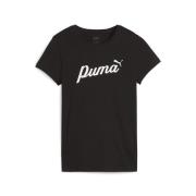 PUMA Funktionsbluse 'ESS+'  sort / hvid