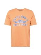 JACK & JONES Bluser & t-shirts 'JPRBLUOLLIE'  blå / lyseorange / hvid