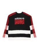 ADIDAS ORIGINALS Sweatshirt  blodrød / sort / hvid