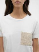 VERO MODA Shirts 'VMPHILIPA'  beige / hvid