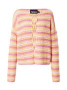 PIECES Cardigan 'PCARLEA'  gul / pink / pastelpink