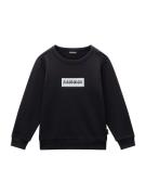 NAPAPIJRI Sweatshirt 'K B-CHAMOIS'  sort / hvid