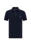 DENIM CULTURE Bluser & t-shirts 'Theron'  navy / hvid