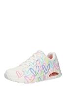 SKECHERS Sneaker low 'UNO-SPREAD THE LOVE'  blå / lyseblå / lyserød / ...