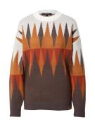 Iriedaily Pullover 'Fady'  brun / cognac / rød / hvid