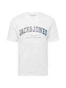 JACK & JONES Bluser & t-shirts 'JJECaleb'  sort / hvid