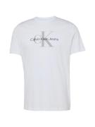 Calvin Klein Jeans Bluser & t-shirts 'HERO'  grå / sort / hvid