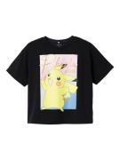 NAME IT Bluser & t-shirts 'NKFJaxaja Pokemon'  blå / gul / lyserød / s...