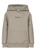 NAME IT Sweatshirt 'NKMBRODY'  mørkebeige / sort