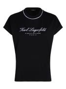 Karl Lagerfeld Shirts  sort / hvid