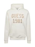 GUESS Sweatshirt  beige / hvid