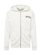 HOLLISTER Sweatjakke  creme / mørkegrøn