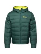 JACK WOLFSKIN Udendørsjakke 'ATHER'  neongul / mørkegrøn