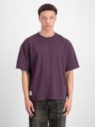 ALPHA INDUSTRIES Bluser & t-shirts  purpur / hvid