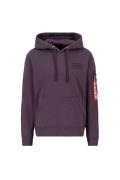 ALPHA INDUSTRIES Sweatshirt  lilla / sort