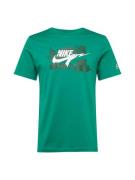 Nike Sportswear Bluser & t-shirts 'CLUB'  gran / mørkegrøn / hvid