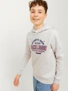 Jack & Jones Junior Sweatshirt  marin / rød / sort / hvid-meleret