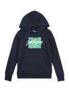 Jack & Jones Junior Sweatshirt 'JJTiley'  navy / lime / hvid